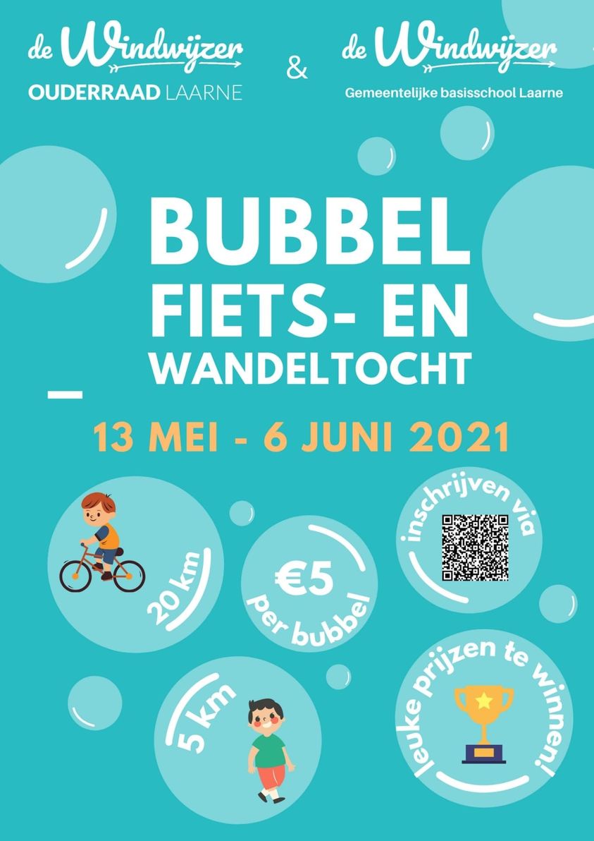 Bubbel fiets- en wandeltocht